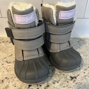 Cat & Jack Toddler Girl Snow Boots Size 5